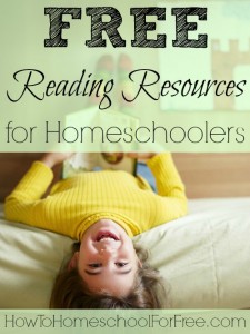 FREE Reading Resources for Homeschoolers