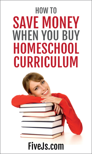How to save money when buying homeschool curriculum!