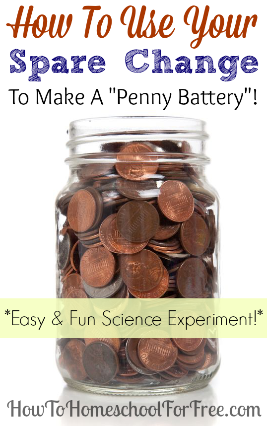 How to make a penny battery! Super fun and easy science experiment!