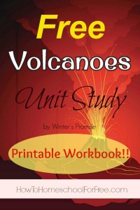 FREE Volcanoes Unit Study