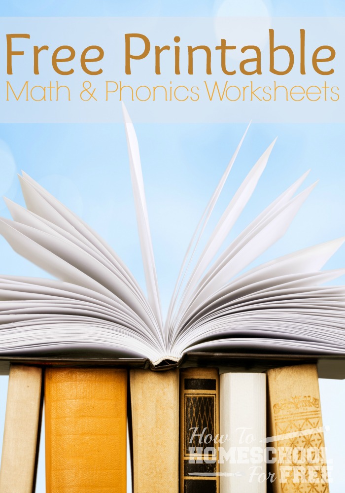 These FREE Math and Phonics Printables are wonderful supplements to your curriculum!