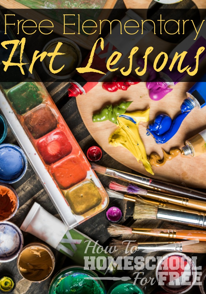 Here is a completely free Elementary Art Curriculum with simple, step by step instructions!