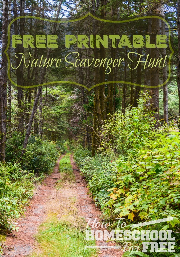 Send the kids outdoors with this fun Nature Scavenger Hunt Checklist!