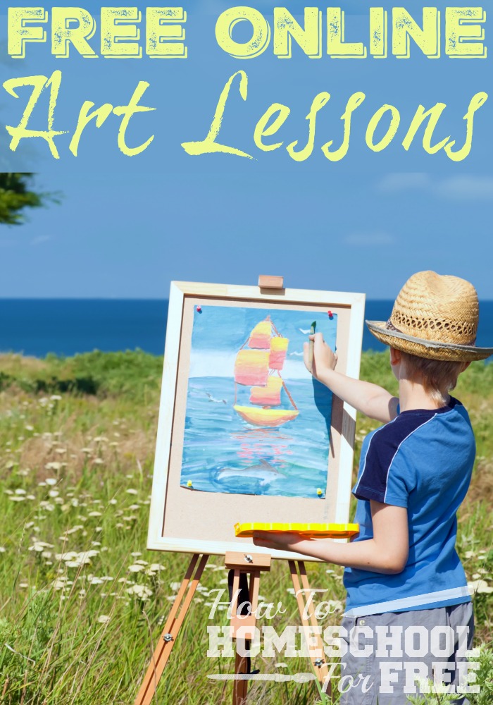 These FREE Online Art lessons look fabulous!