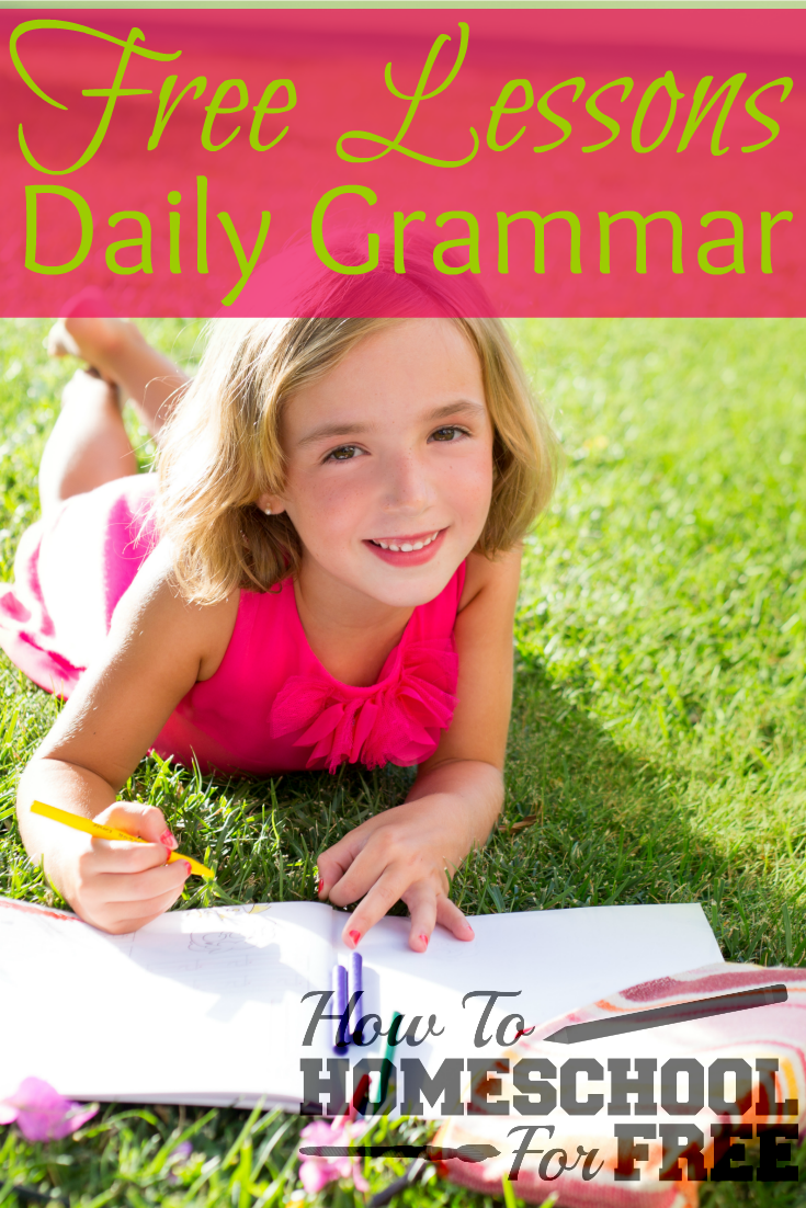 Here's a great way for your kids to learn grammar for FREE with these daily online lessons!