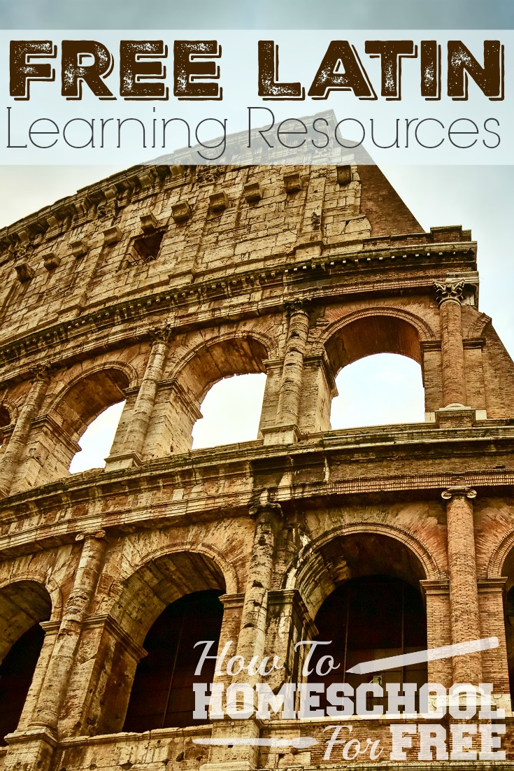 Are you doing Latin with your homeschooler? Try these FREE Educational Resources!